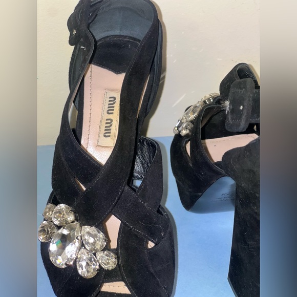 Miu Miu suade heels - Picture 3 of 6